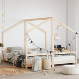 Kids Bed Frame 2x cm Solid Wood Pine 3200598