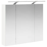 Bathroom Mirror Cabinet White 80 x 14.5 x 70 cm Engineered wood 889111