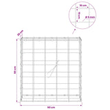 Gabion with 5 mm Wire and 10x10 cm Mesh 50x20x50 cm 3464995