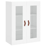 Highboard White 69.5x34x180 cm Engineered Wood 3198633
