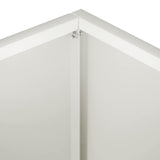Garden Planter 2 pcs White 40 x 30 x 30 cm Cold-rolled Steel 8005193