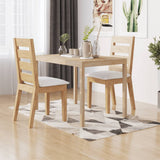 Dining Table 110x70x75 cm Solid Wood Acacia 345081