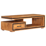 Coffee Table 100x45x33 cm Solid Acacia Wood 247493