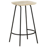 Bar Stools 4 pcs Solid Mango Wood 320648