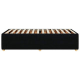 Bed Frame without Mattress Black Single Fabric 3285073