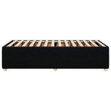 Bed Frame without Mattress Black Single Fabric 3285073