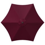 Garden Parasol with Base 270 x 270 cm Polyester Rectangular 42036190