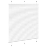 Pleated Blind White 120x150 cm Fabric Width 119.4 cm Polyester 4015504