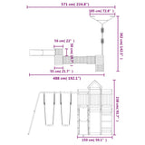 Outdoor Playset Solid Wood Pine 3156889