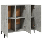Sideboard Concrete Grey 90x34x80 cm Engineered Wood 812505