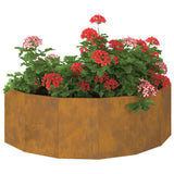 Planter Rusty 120 x 60 x 35 cm Weathering Steel 883688