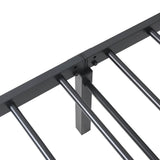 Bed Frame without Mattress Foldable Black 100x200 cm Steel 4103962