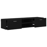 Wooden Cabinet Black 150 x 39 x 30 cm Engineered Wood 880232