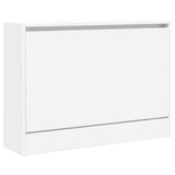 ZNTS Shoe Cabinet White 80x21x57 cm Engineered Wood 839910