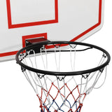 ZNTS Basketball Backboard White 71x45x2 cm Polyethene 93664