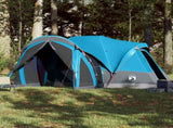 Family Tent Tipi 8-Person Blue Waterproof 94738
