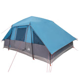 Family Tent with Rainfly Water-resistant 6-Person Blue 42042203