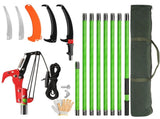 26ft Manual Pole Saw, Lightweight Tree Trimmers Long Handle Pruner Set, Sharp Steel Blade and 29166276
