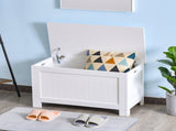 Lift Top Storage Chest Toy Box Organizer with Lid and Safety Hinges for Bedroom Entryway Living Room T3398P341296