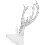 Reindeer Family White and silver Mesh, metal Extra Tall 329771