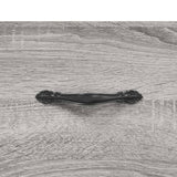 Highboard Grey Sonoma 69.5x34x180 cm Engineered Wood 3198631