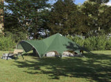 Teepee Tent 3-Person Green and Grey 312 x 312 x 197 cm 42004008