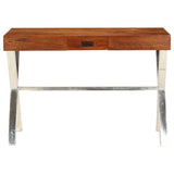 Desk Solid Acacia Wood Honey Finish 110x50x76 cm 245652