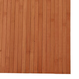 Rug Rectangular Brown 80x500 cm Bamboo 376794