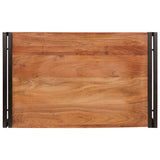 Bathroom Shelf for Brown 80 x 50 x 23 cm Solid Acacia Wood 4102758
