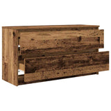 TV Cabinet Old Wood 100x35x54 cm Engineered Wood 861812