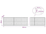 Gabion with 3.5 mm Wire and 10x10 cm Mesh 800x30x100 cm 3463210