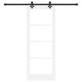Sliding Door ORKDAL White and Black 78 x 202 cm 3332188