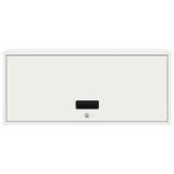 Wall Cabinet for Garage with Gas-lift Door White 883277