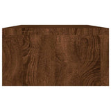 Monitor Stand Brown Oak 100x24x13 cm Engineered Wood 815293