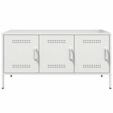 TV Cabinet White 100.5x39x50.5 cm Steel 842951