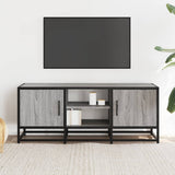 TV Cabinet Grey Sonoma 100x35x41 cm Engineered Wood and Metal 848837