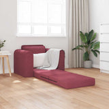 Sofa Bed Wine Red 98 x 71 x 83 cm Fabric 4106658