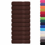 Shower Towels "FROGN" 10 pcs Brown 70x140 cm 360 gsm 136763