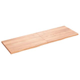 Bathroom Countertop Light Brown 180x60xcm Treated Solid Wood 3156167