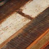 Round Table Top 70 cm 15-16 mm Solid Reclaimed Wood 286034