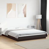 Bed Frame without Mattress Black 150x200 cm King Size 3281183