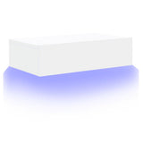 TV Cabinet with LED Lights White 60x35x15.5 cm 842886