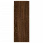 Wall Mounted Cabinets 2 pcs Brown Oak Engineered Wood 3197960