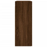 Wall Mounted Cabinets 2 pcs Brown Oak Engineered Wood 3197960