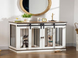 Dog Crate Furniture for Large Dogs, Double Dog Cage for Small Dogs T3398P349621