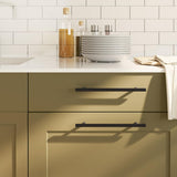 Cabinet Handles 20 pcs Black 192 mm Stainless Steel 3203607
