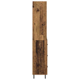 Highboard with Drawer 2 pcs Old Wood Engineered Wood 3415618
