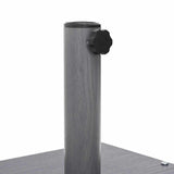 Outdoor Umbrella Base Dark grey wood look 45 x 45 x 31.5 cm 42010006