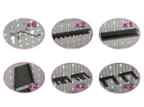 Wall-mounted Peg Boards 3 pcs 40x58 cm Steel 145351