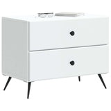 Bedside Cabinet White 62 x 34.5 x 47.5 cm Engineered Wood 895465